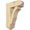 Ekena Millwork Balboa Arts and Crafts Rough Sawn Bracket w/ Offset Brace, Douglas Fir, 8"W x 22"D x 30"H BKT0806X22X30BOA03RDF - alternate 1